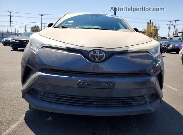 JTNKHMBX1K1025243 2019 TOYOTA C-HR Gray Front view