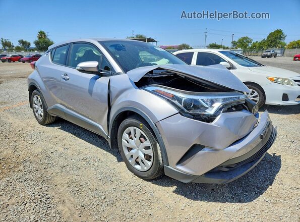 JTNKHMBX1K1046934 2019 TOYOTA C-HR Серебряный Передняя правая четверть