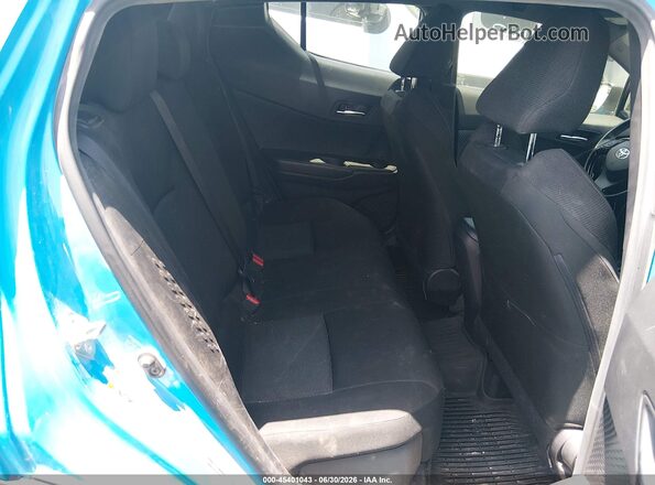 JTNKHMBX1K1056928 2019 TOYOTA C-HR Blue VIN კოდის სტიკერის ხედი
