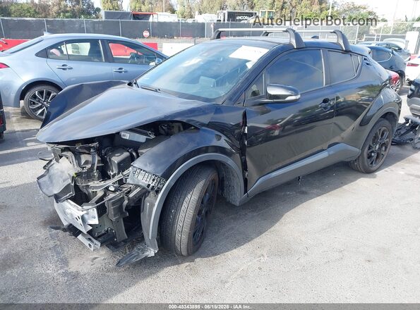 JTNKHMBX2M1099225 2021 TOYOTA C-HR Black Առջևի ձախ երեք քառորդ տեսարան