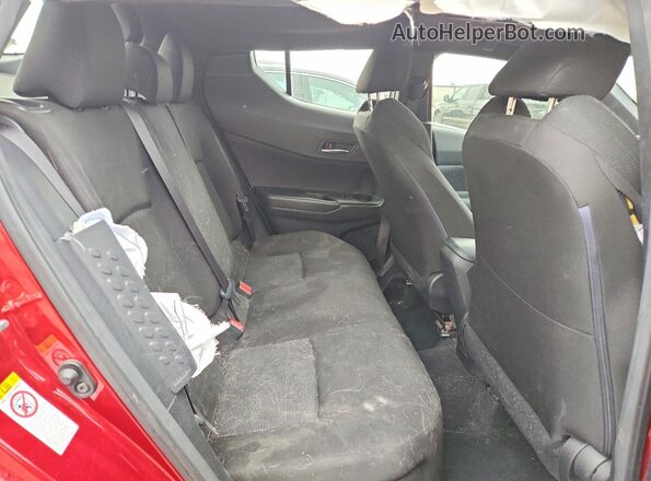 JTNKHMBX3K1028757 2019 TOYOTA C-HR Red Vista de los asientos traseros