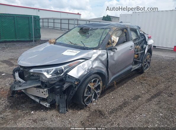 JTNKHMBX4K1050296 2019 TOYOTA C-HR Silver Առջևի ձախ երեք քառորդ տեսարան