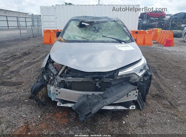 JTNKHMBX4K1050296 2019 TOYOTA C-HR Silver Առջևի վահանակի տեսք