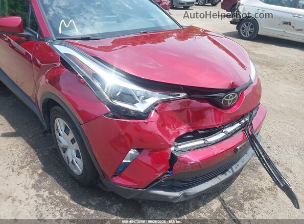 JTNKHMBX5K1018036 2019 TOYOTA C-HR Red Widok z przodu