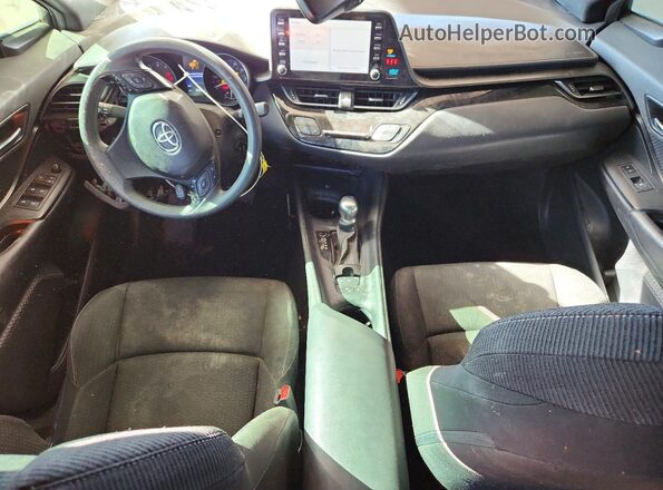 JTNKHMBX5K1023401 2019 TOYOTA C-HR Red Вид панелі приладів
