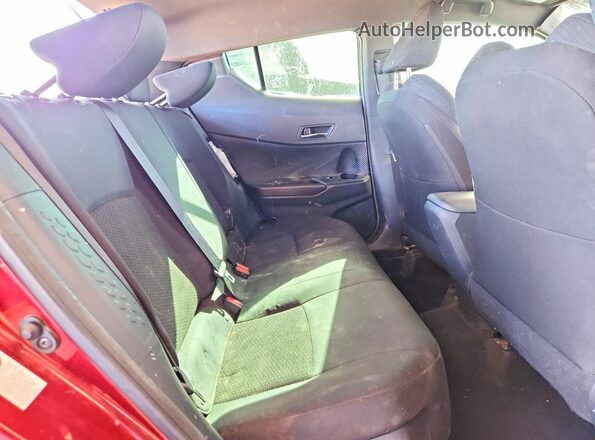 JTNKHMBX5K1023401 2019 TOYOTA C-HR Red Вид задніх сидінь