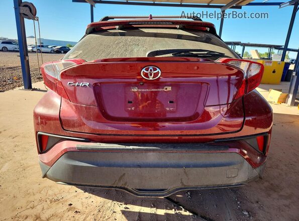 JTNKHMBX5K1023401 2019 TOYOTA C-HR Red Вид ззаду