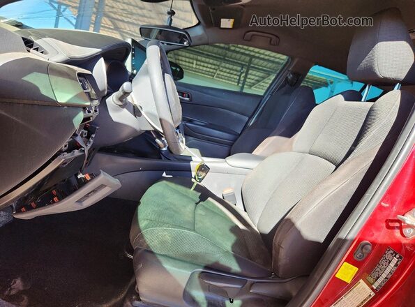 JTNKHMBX5K1023401 2019 TOYOTA C-HR Red Вид салону спереду