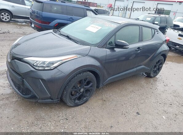 JTNKHMBX5M1100609 2021 TOYOTA C-HR Gray Front left