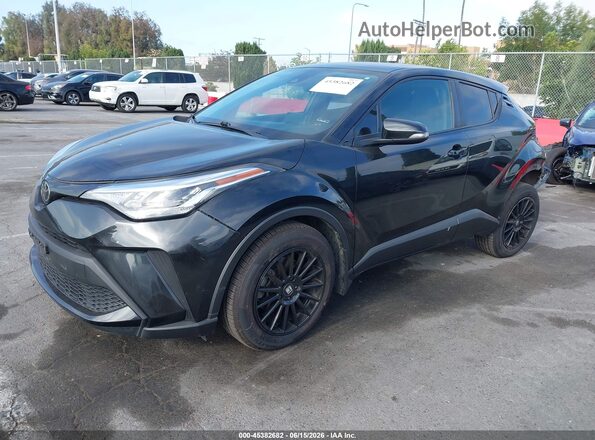 JTNKHMBX5M1117409 2021 TOYOTA C-HR Черный Передняя левая четверть