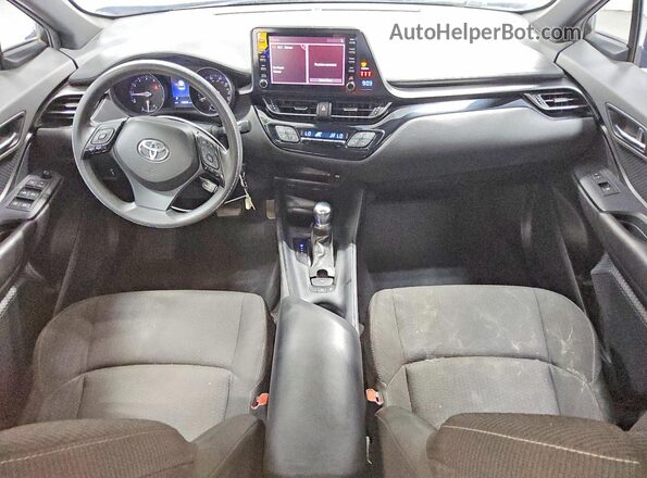 JTNKHMBX6K1024332 2019 TOYOTA C-HR Blue Dashboard view