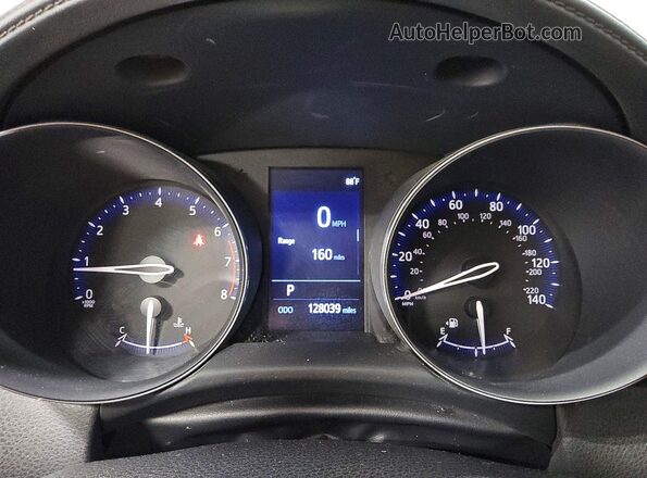 JTNKHMBX6K1024332 2019 TOYOTA C-HR Blue Instrument cluster view