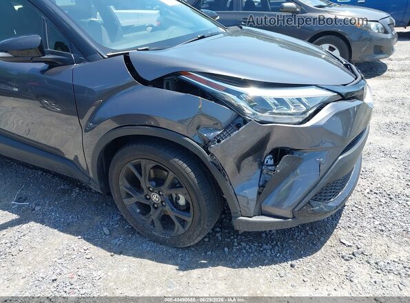 JTNKHMBX6N1134446 2022 TOYOTA C-HR Gray Front view