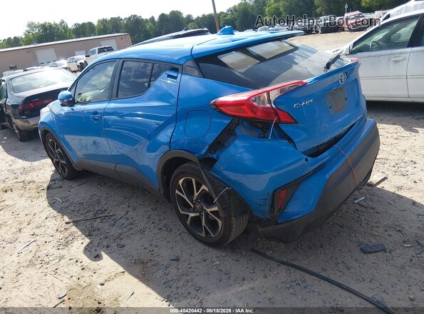 JTNKHMBX7K1054147 2019 TOYOTA C-HR Blue Trasero izquierdo