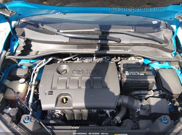 JTNKHMBX7K1054147 2019 TOYOTA C-HR Blue Vista trasera