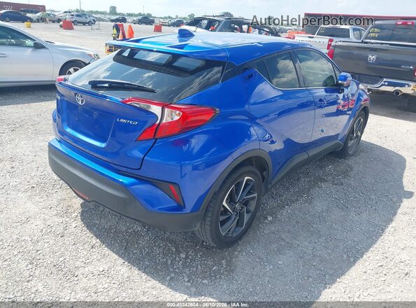 JTNKHMBX9L1067984 2020 TOYOTA C-HR Blue Հետևի աջ