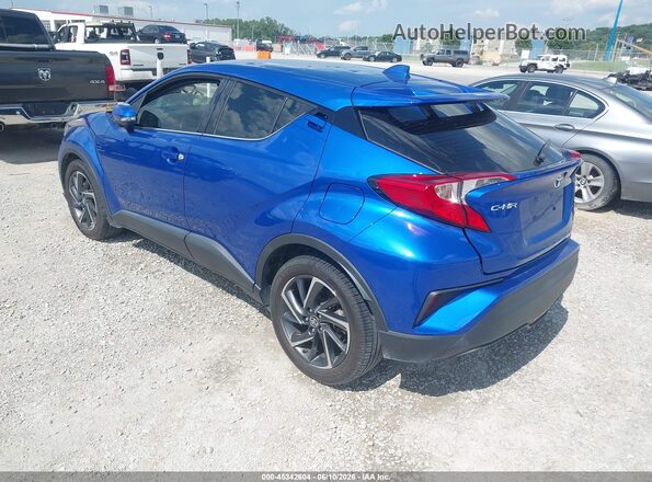JTNKHMBX9L1067984 2020 TOYOTA C-HR Blue Հետևի ձախ