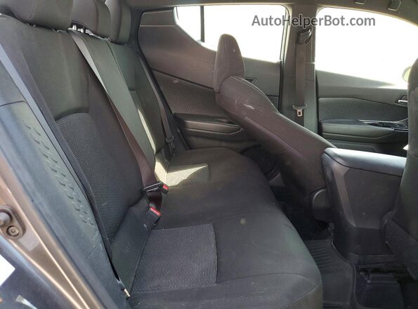 JTNKHMBXXK1019702 2019 TOYOTA C-HR Charcoal Widok wnętrza z tyłu