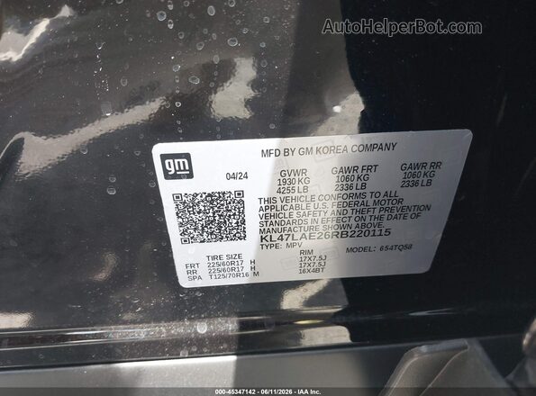 KL47LAE26RB220115 2024 BUICK OTHER Black Շարժիչի բաժամունքի տեսք