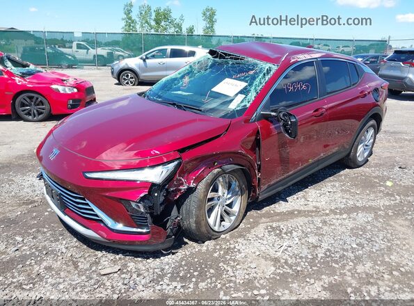 KL47LAE27RB149295 2024 BUICK OTHER Red Առջևի ձախ երեք քառորդ տեսարան