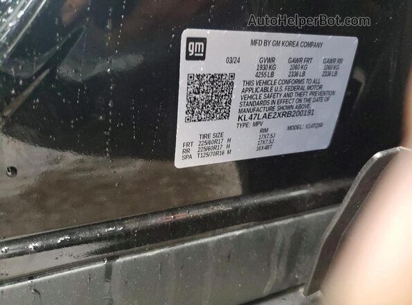 KL47LAE2XRB200191 2024 BUICK OTHER Black Widok komory silnika