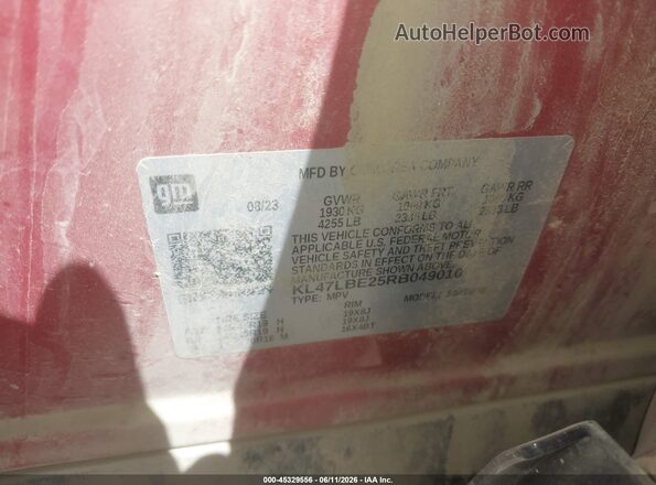KL47LBE25RB049010 2024 BUICK OTHER Оранжевый Вид подкапотного пространства