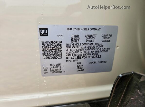 KL47LBEP5TB142533 2026 BUICK OTHER Beige Շարժիչի բաժամունքի տեսք
