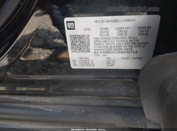 KL4AMBS22RB030714 2024 BUICK ENCORE Черный Вид подкапотного пространства