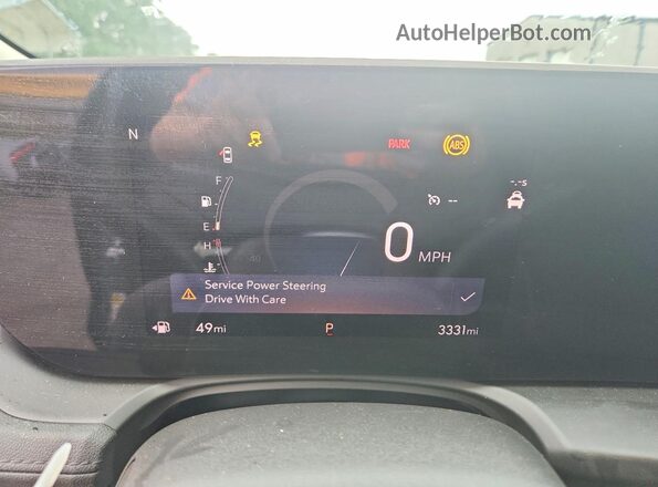 KL4AMBSL3TB138887 2026 BUICK ENCORE Gray Instrument cluster view
