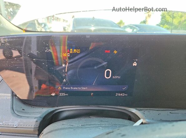 KL4AMBSL9SB203188 2025 BUICK ENCORE White Вид щитка приладів