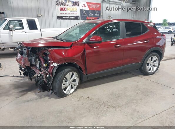 KL4AMCSL3SB044237 2025 BUICK ENCORE Red წინა მარცხენა ხედი სამი მეოთხედიდან
