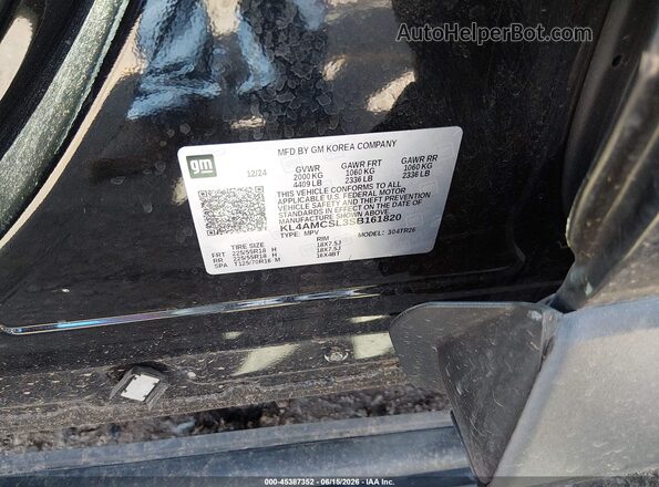 KL4AMCSL3SB161820 2025 BUICK ENCORE Черный Вид подкапотного пространства