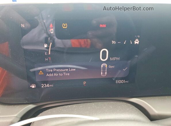 KL4AMDSL3SB022650 2025 BUICK ENCORE Blue Սարքավորումների վահանակի տեսք