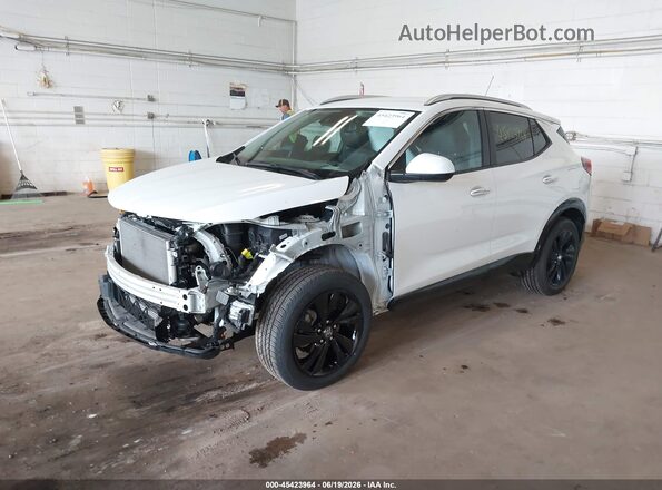 KL4AMESL7RB162524 2024 BUICK ENCORE White Առջևի ձախ երեք քառորդ տեսարան