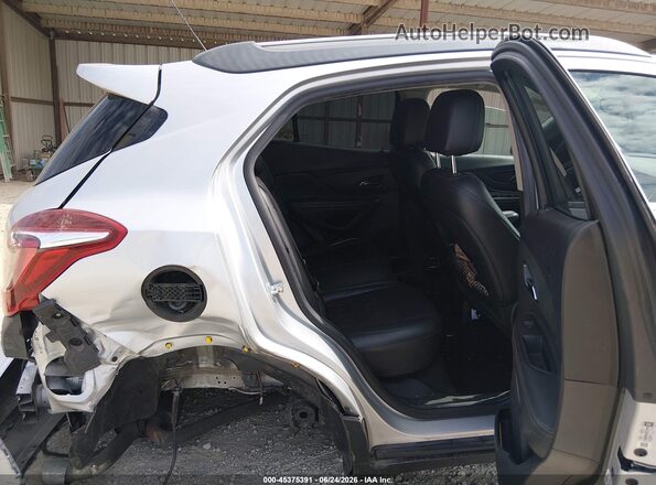 KL4CJ1SB1KB889889 2019 BUICK ENCORE Silver Widok naklejki z numerem VIN