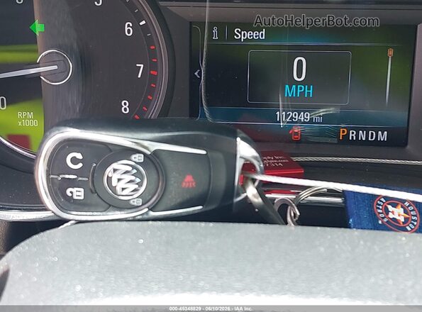 KL4CJ1SB2JB570628 2018 BUICK ENCORE Silver Вид панелі приладів