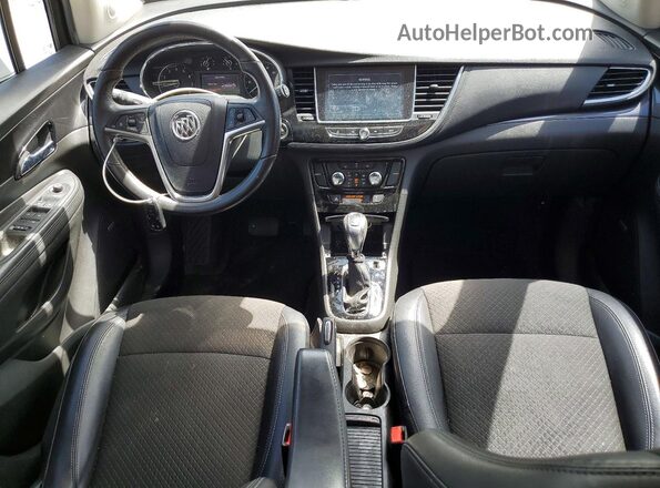 KL4CJ1SB3KB753022 2019 BUICK ENCORE White წინა პანელის ხედი