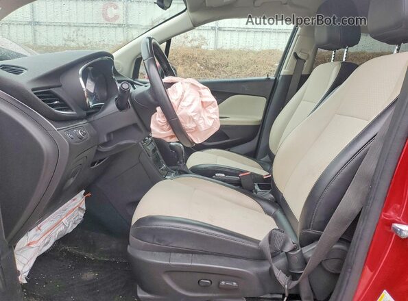 KL4CJ1SB4KB877848 2019 BUICK ENCORE Красный Вид салона спереди