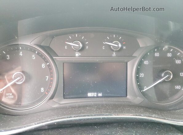KL4CJ1SB4KB877848 2019 BUICK ENCORE Красный Вид щитка приборов
