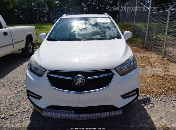 KL4CJ1SB5JB685496 2018 BUICK ENCORE White Вид щитка приладів