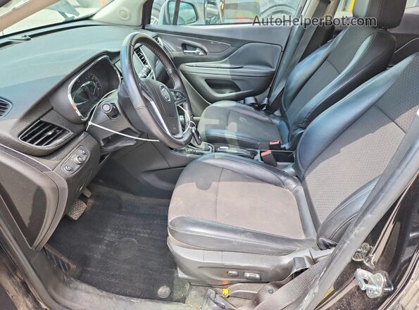 KL4CJ1SM5KB726342 2019 BUICK ENCORE Black Widok wnętrza z przodu