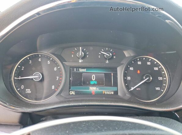 KL4CJ2SB0KB764467 2019 BUICK ENCORE Red Вид щитка приладів
