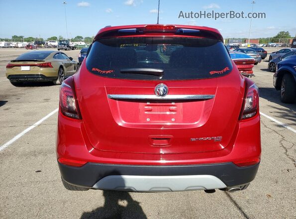 KL4CJ2SB0KB764467 2019 BUICK ENCORE Red Вид ззаду