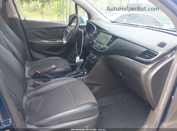 KL4CJ2SB1KB854856 2019 BUICK ENCORE Blue Vista interior delantera