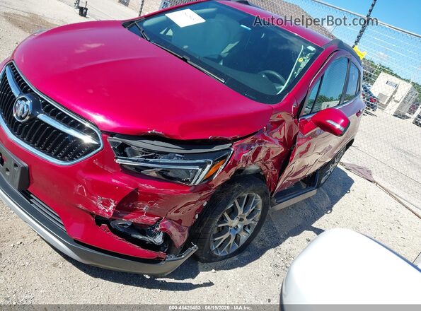 KL4CJ2SB4JB519122 2018 BUICK ENCORE Red Front left