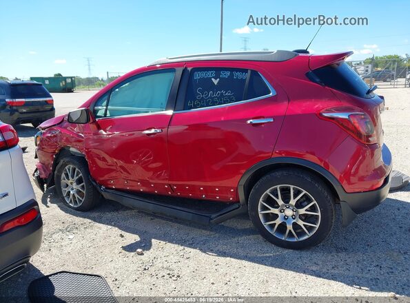 KL4CJ2SB4JB519122 2018 BUICK ENCORE Red 360 interior view