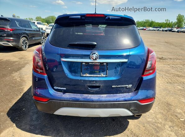 KL4CJ2SB9KB881092 2019 BUICK ENCORE Blue Հետևի տեսք