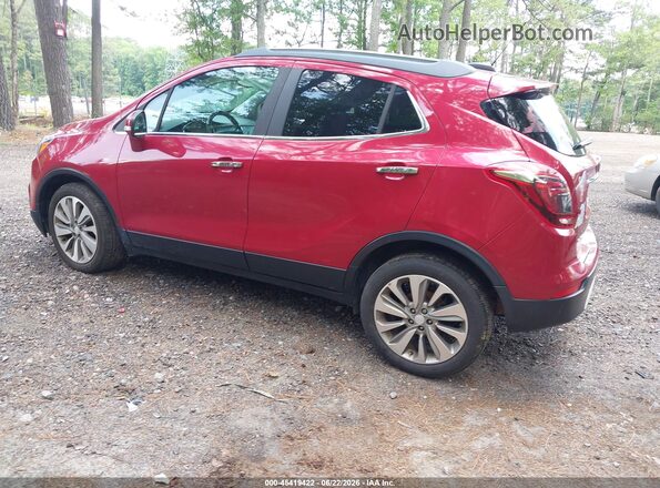 KL4CJASB0HB043603 2017 BUICK ENCORE Red Задня ліва чверть