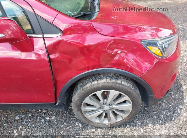 KL4CJASB0HB043603 2017 BUICK ENCORE Red Вид спереду