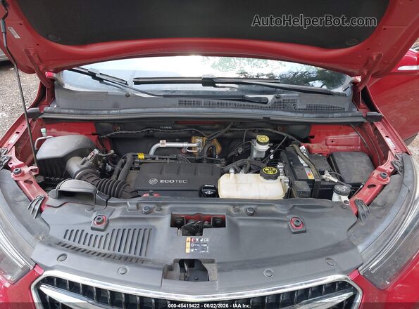 KL4CJASB0HB043603 2017 BUICK ENCORE Red Вид ззаду